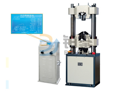 Type B machine digital display hydraulic universal testing machine.