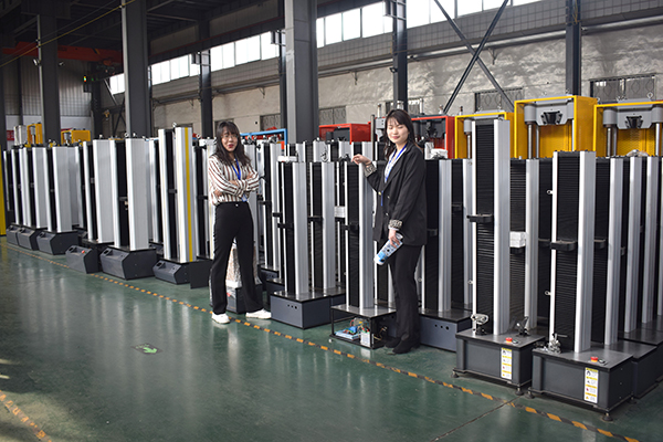 电子拉力试验机车间图片 电子拉力试验机车间图片