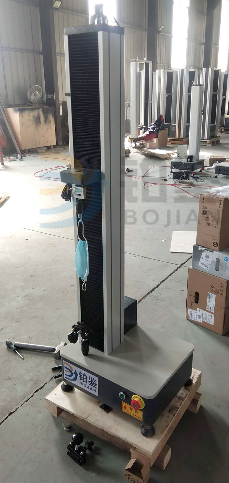 微机控制口罩专用拉力试验机江西客户订购