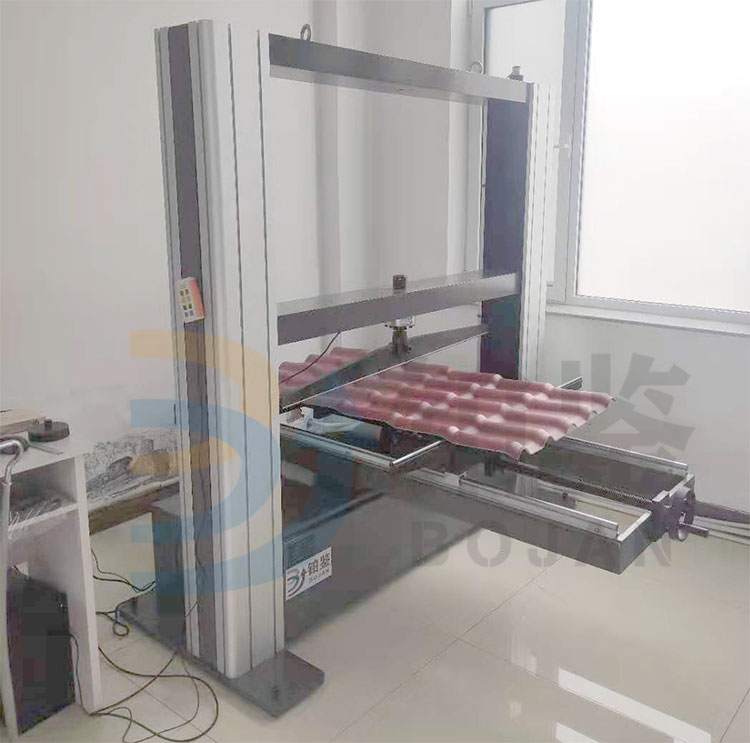 微机控制合成树脂瓦弯曲验机