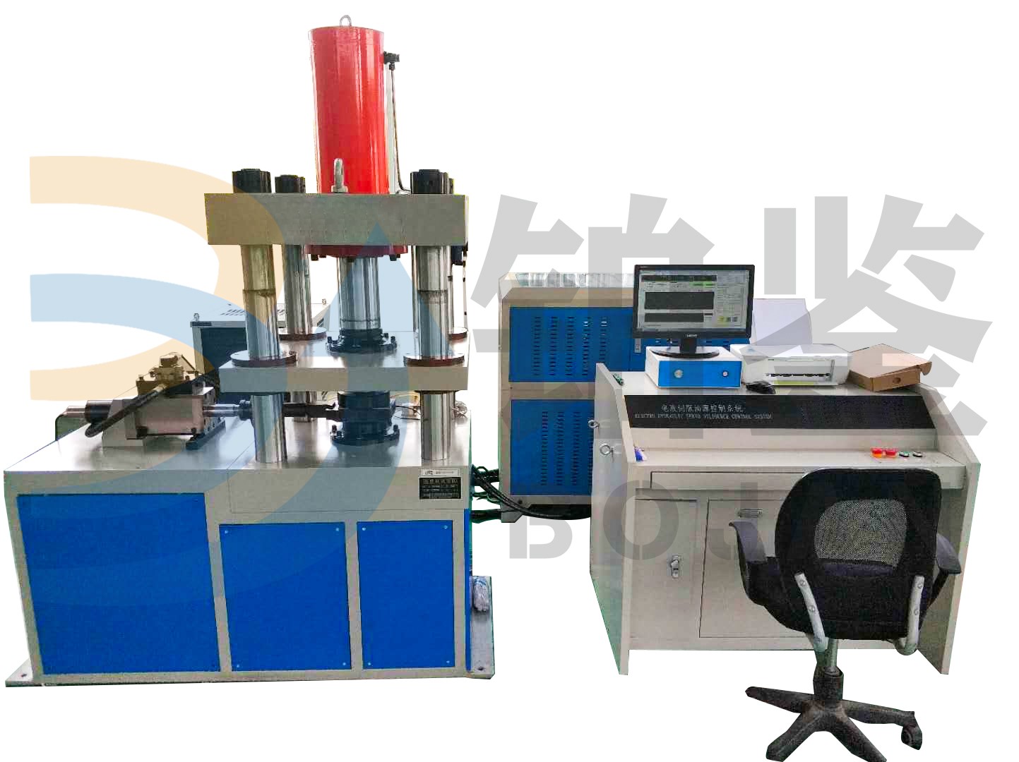 铁路桥梁盆式支座滑板初始静摩擦系数和线磨耗率试验台