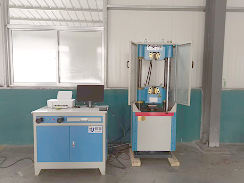 微机屏显式液压锚杆试验台济宁客户订购